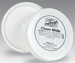Mehron Clown White Cream Makeup 130